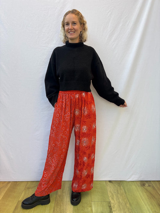 SILK TROUSERS | Long ~ Fun