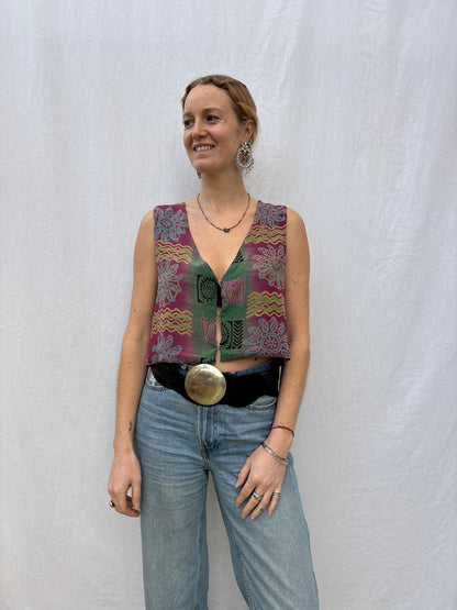 SILK WAISTCOAT | S/M ~ Read me
