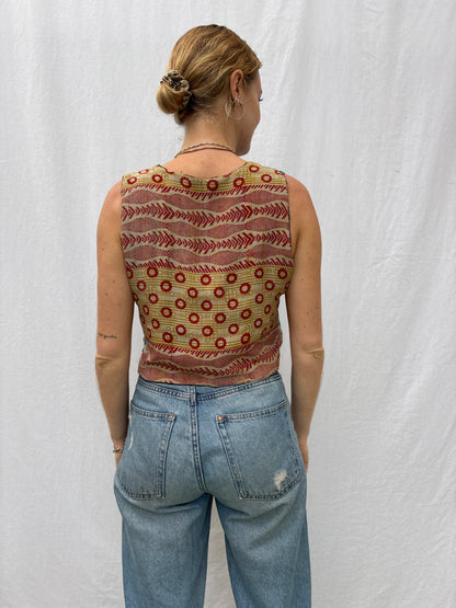 SILK WAISTCOAT | S/M ~ Read me