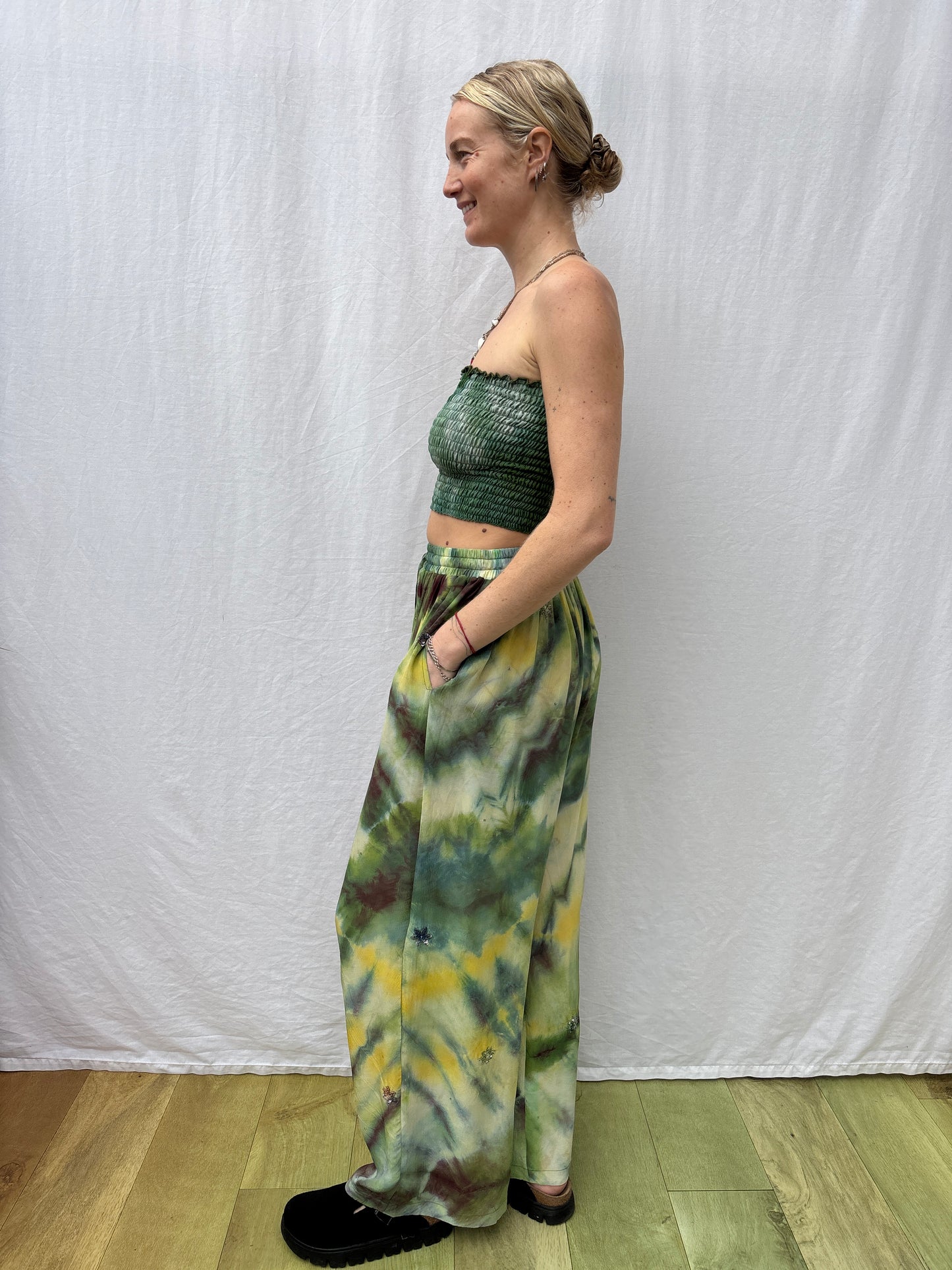 SILK TROUSERS | Long ~ Country