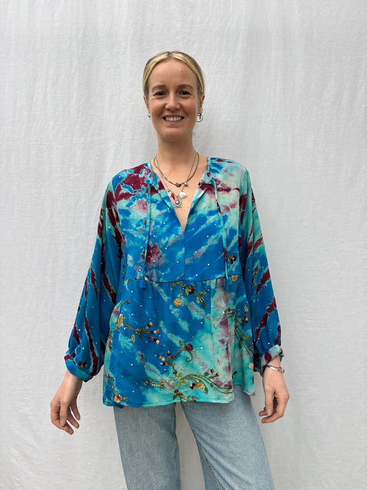 GRACE TOP | Aqua