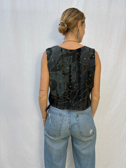 SILK WAISTCOAT | M/L ~ Devotion