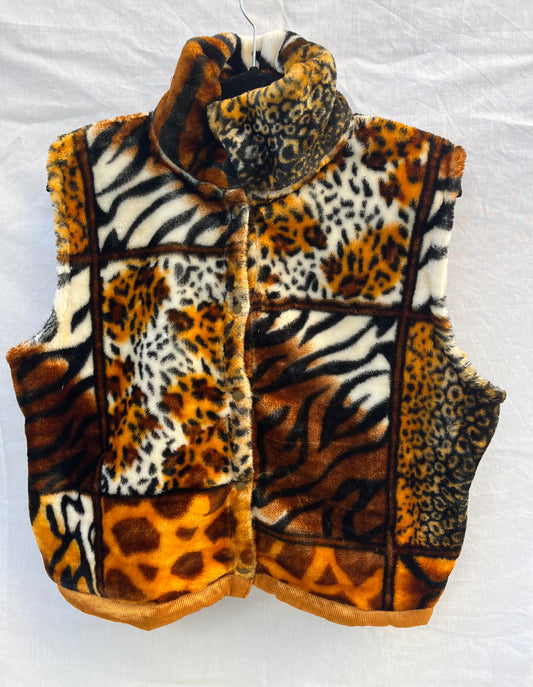 BLANKET GILET | Animal Tiger