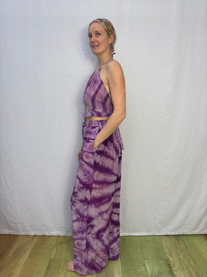 SILK TROUSERS | Long ~ Heather