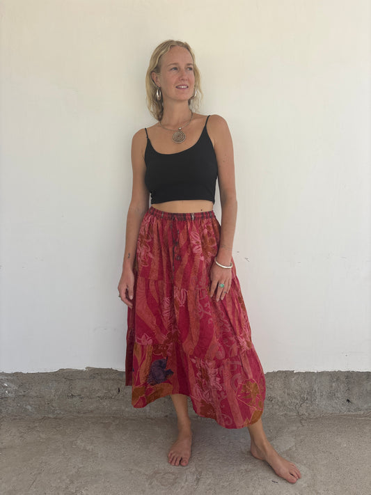 BOHO SKIRT | Strawberry