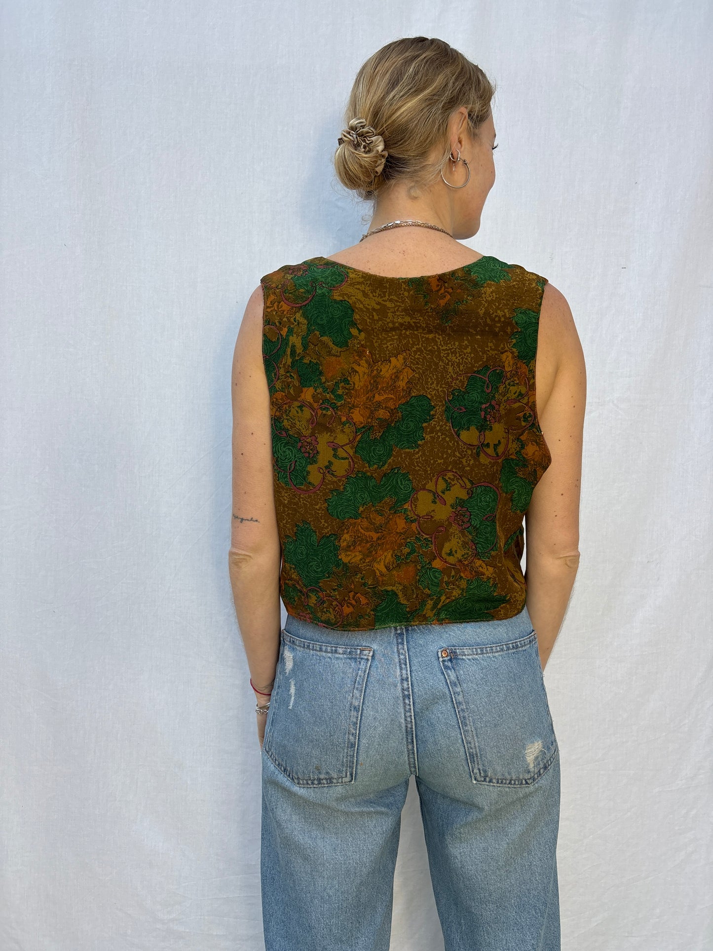 SILK WAISTCOAT | M/L ~ Honey