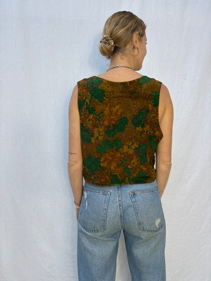 SILK WAISTCOAT | M/L ~ Honey