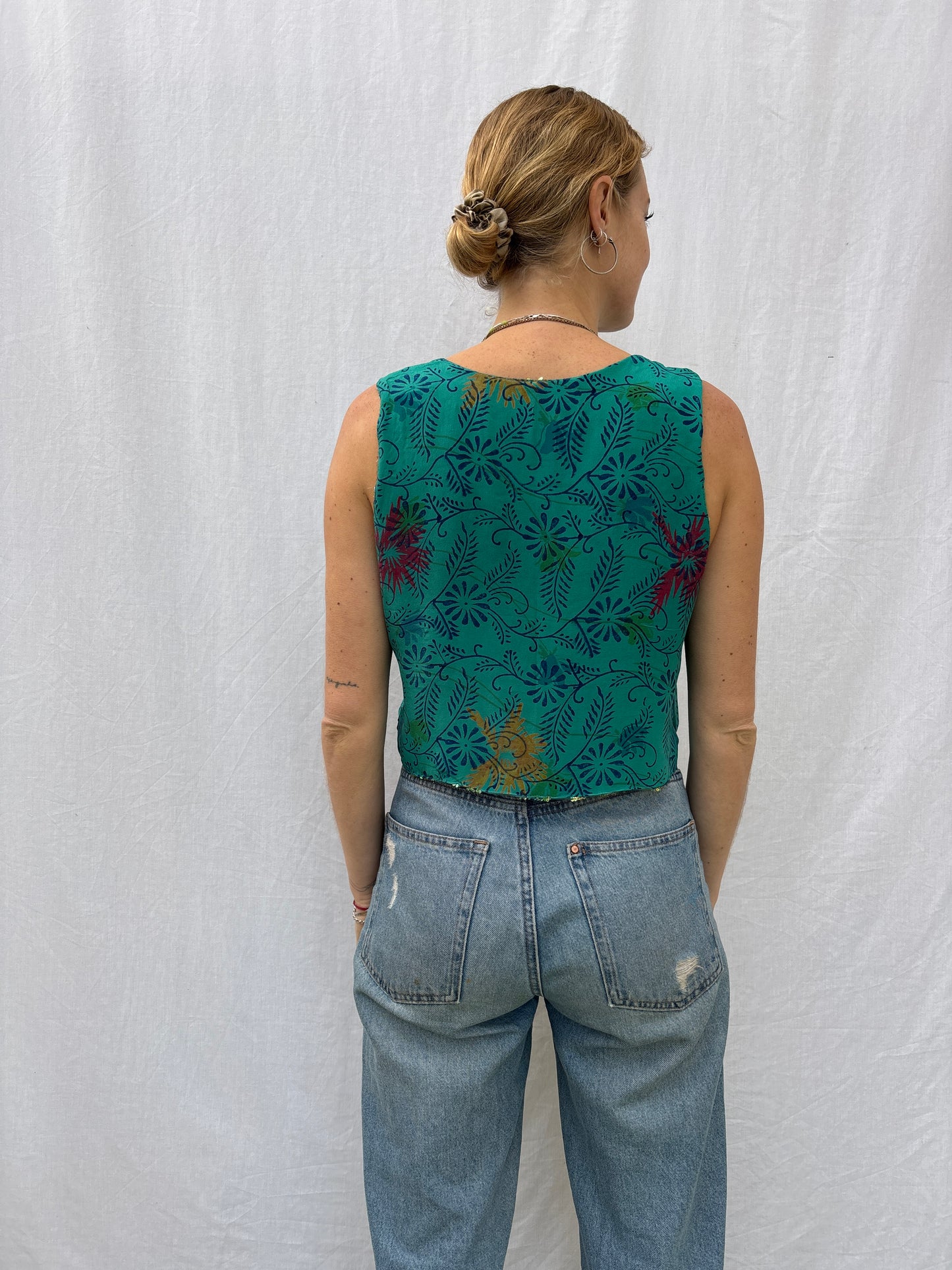 SILK WAISTCOAT | S/M ~ Read me