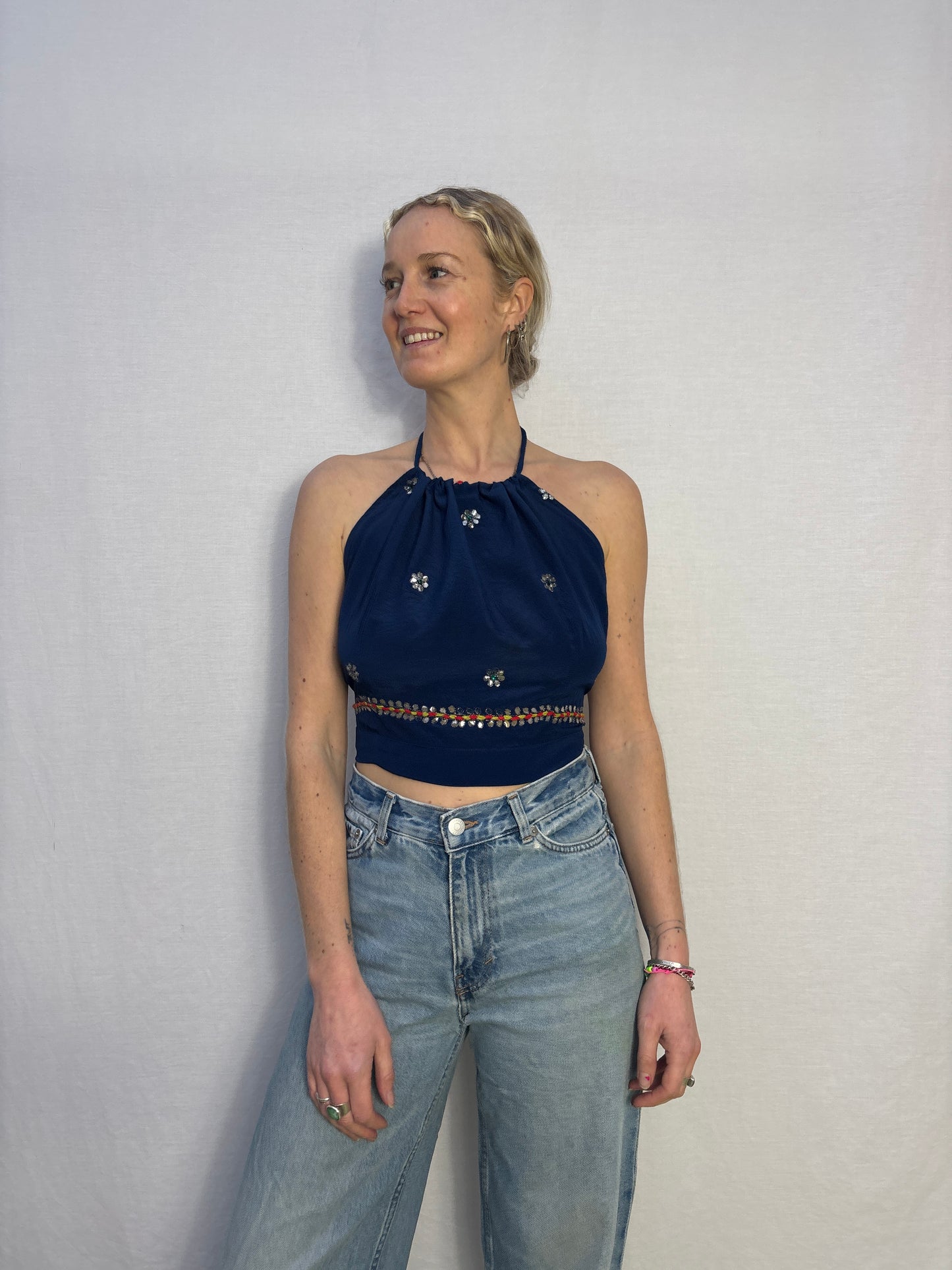 HALTER TOP | Bluebird