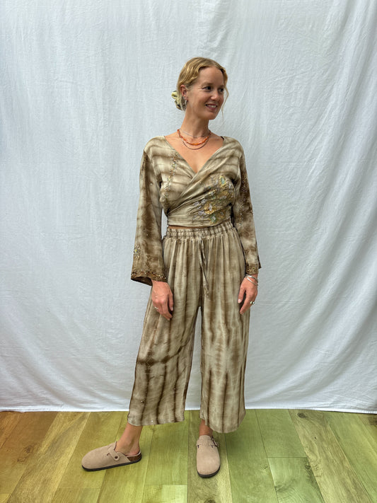 SILK TROUSERS | Short ~ Shining