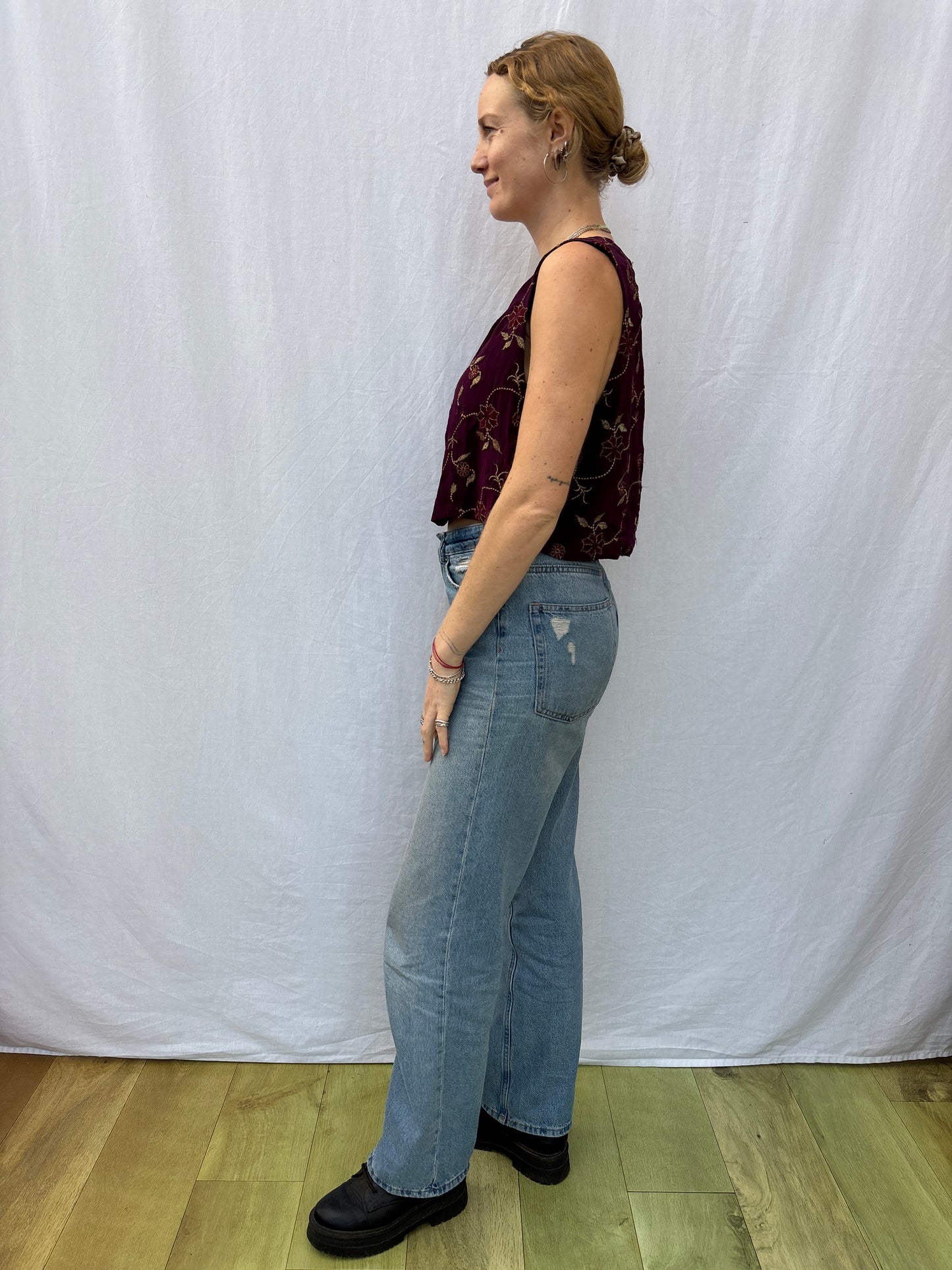 SILK WAISTCOAT | S/M ~ Read me