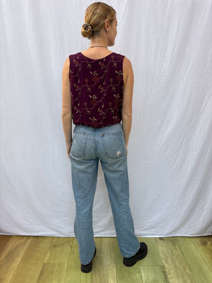 SILK WAISTCOAT | S/M ~ Read me