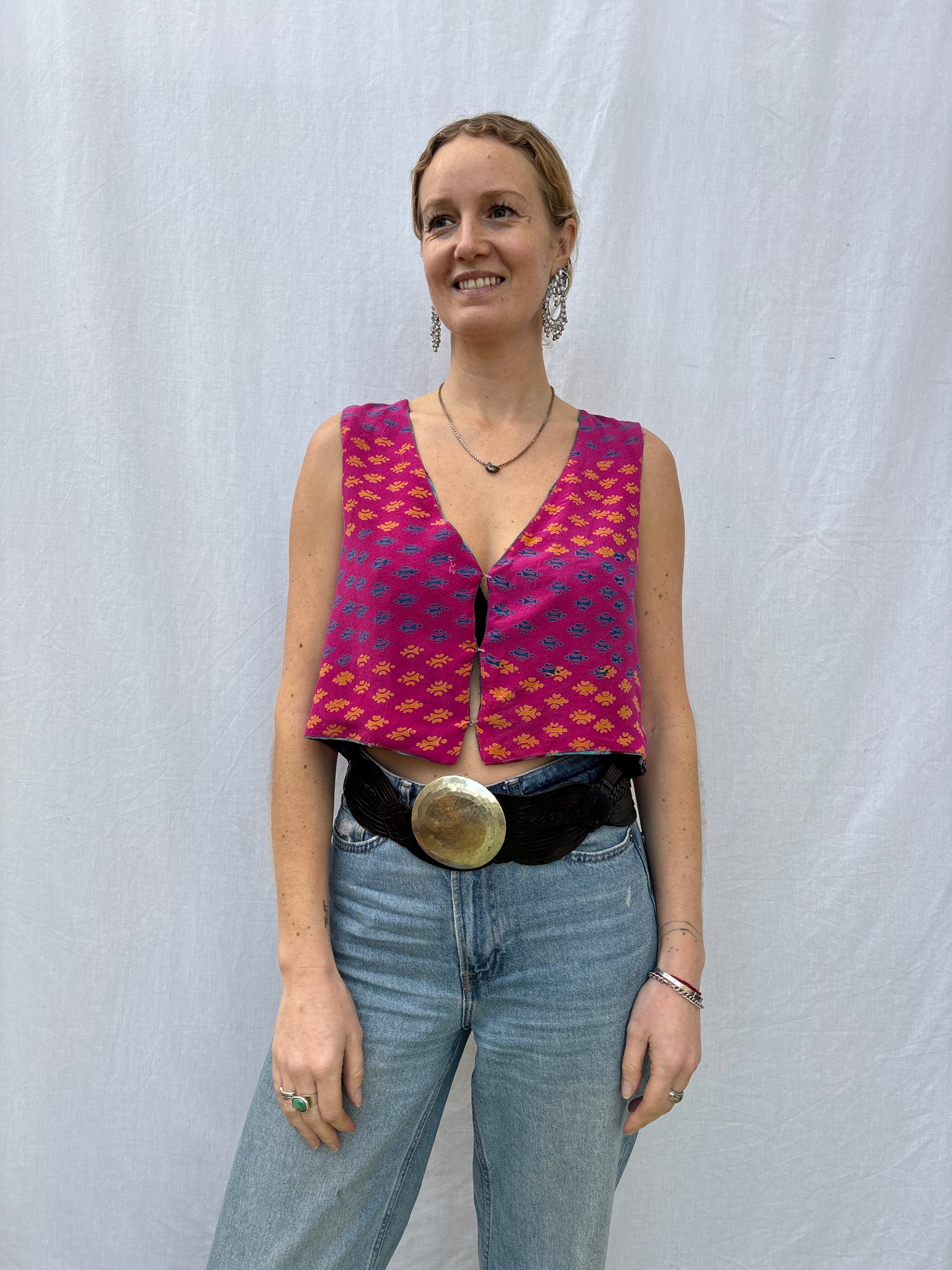 SILK WAISTCOAT | S/M ~ Read me