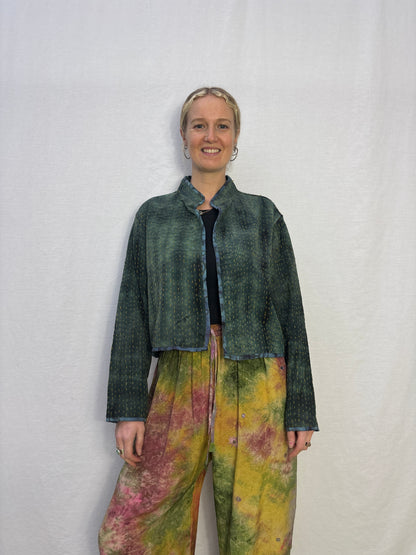 KANTHA CROP JACKET | Shoreline