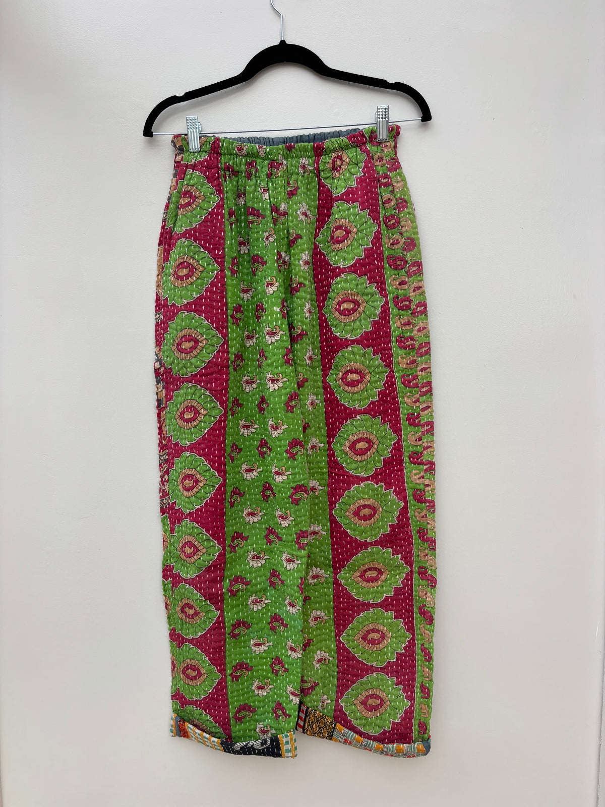 KANTHA TROUSER | S/M ~ Grass is green