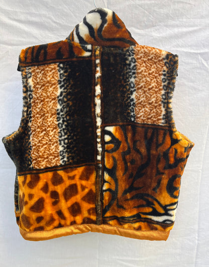 BLANKET GILET | Animal Tiger