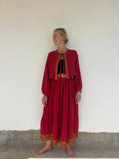 SILK SHRUG | Hibiscus