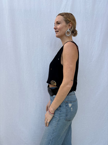 SILK WAISTCOAT | S/M ~ Read me