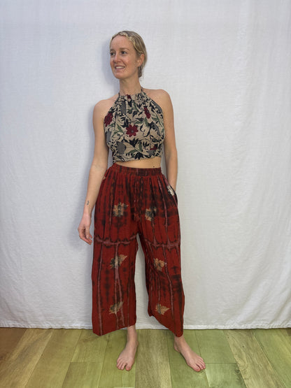 SILK TROUSERS | Short ~ Like a leaf
