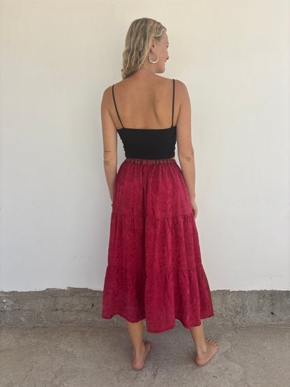 BOHO SKIRT | Strawberry