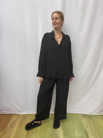 SHIRT SET |  Long ~ Noir