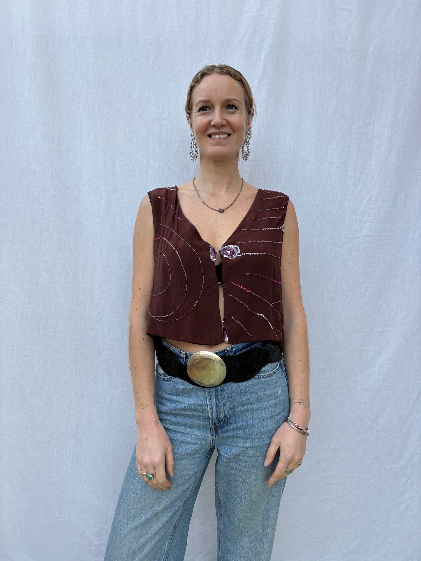 SILK WAISTCOAT | M/L ~ Irresistable