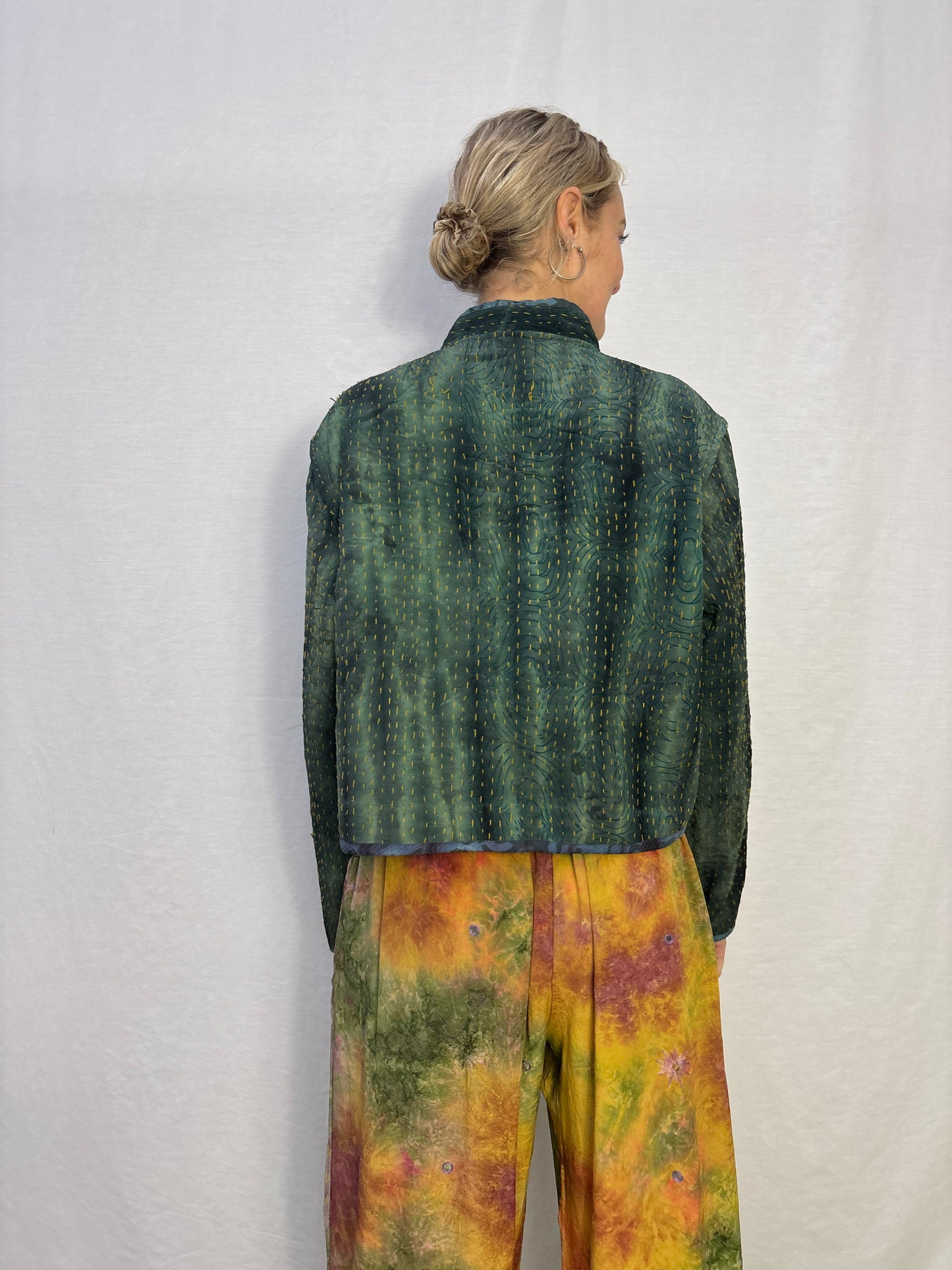 KANTHA CROP JACKET | Shoreline