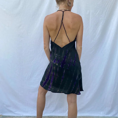 Mini Summer dress - M/L - purple wash