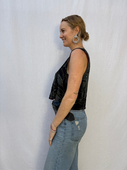 SILK WAISTCOAT | M/L ~ Devotion