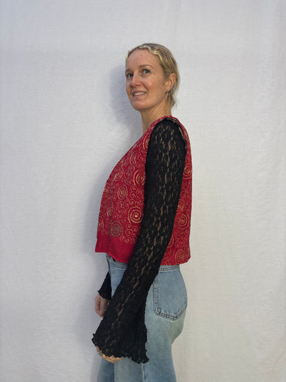 Silk Gilet | Spirals