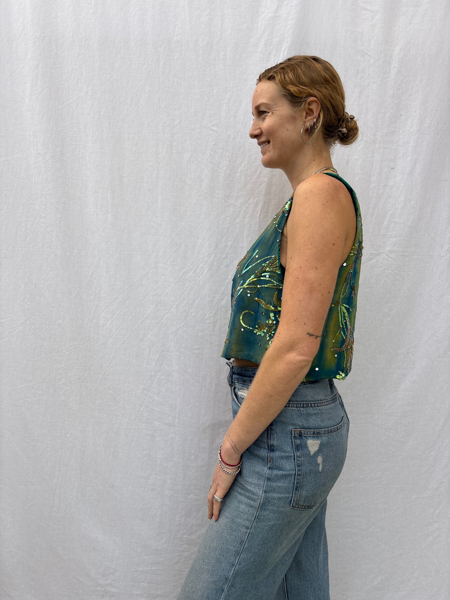 SILK WAISTCOAT | S/M ~ Read me