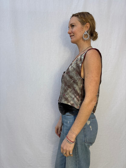 SILK WAISTCOAT | M/L ~ Attention