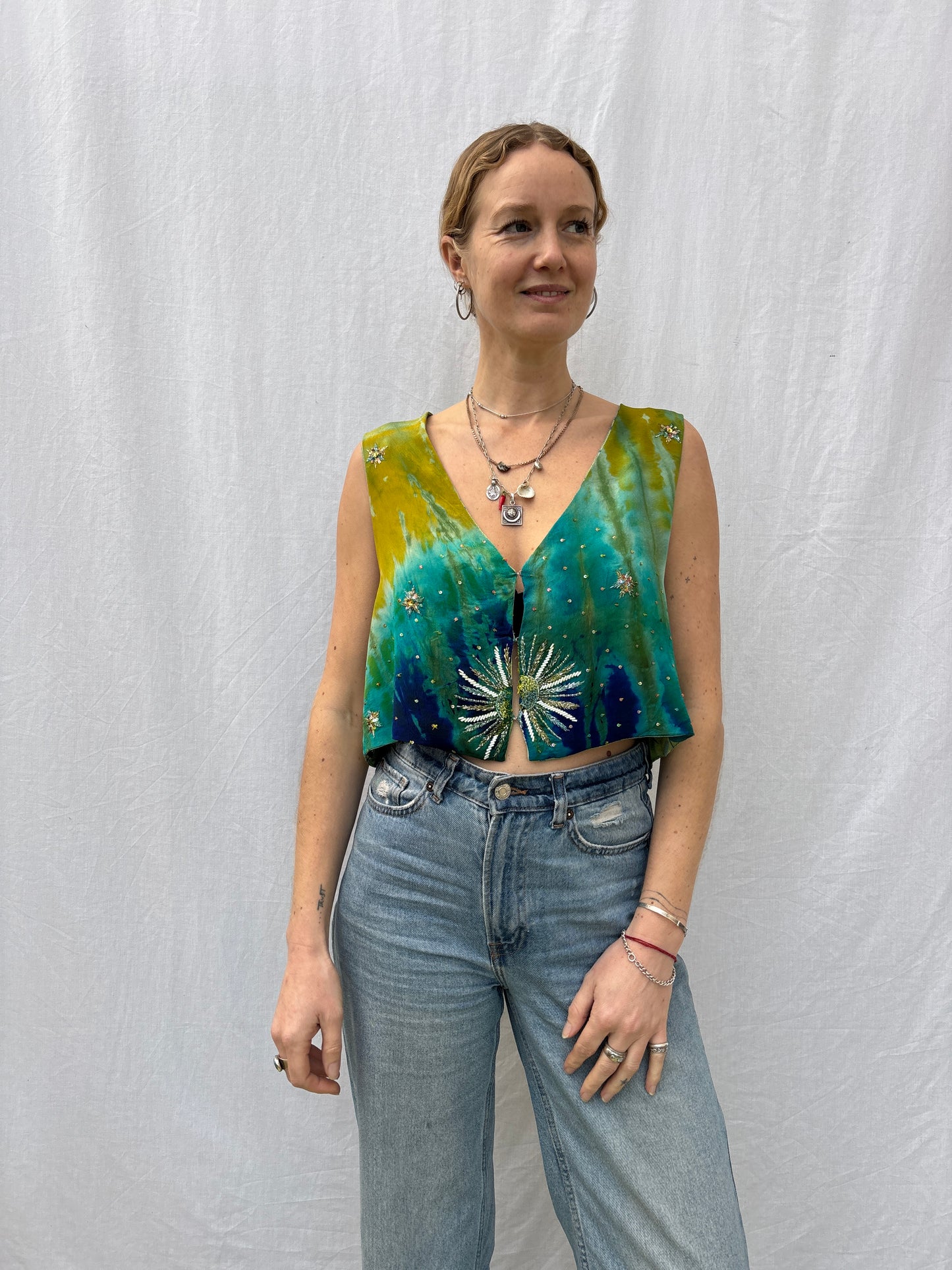 SILK WAISTCOAT | S/M ~ Cherish