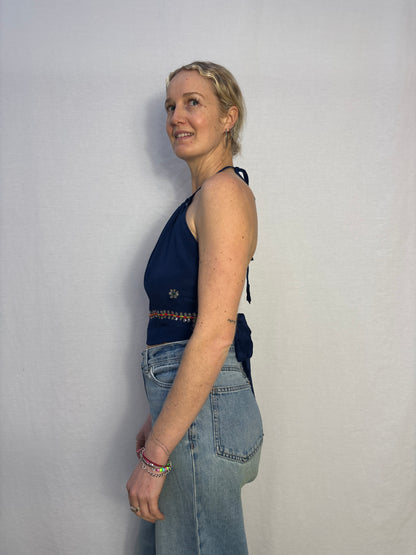 HALTER TOP | Bluebird