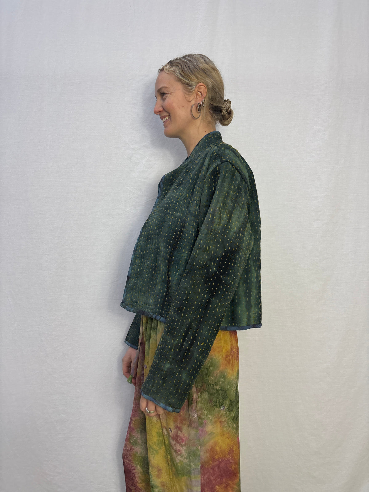 KANTHA CROP JACKET | Shoreline