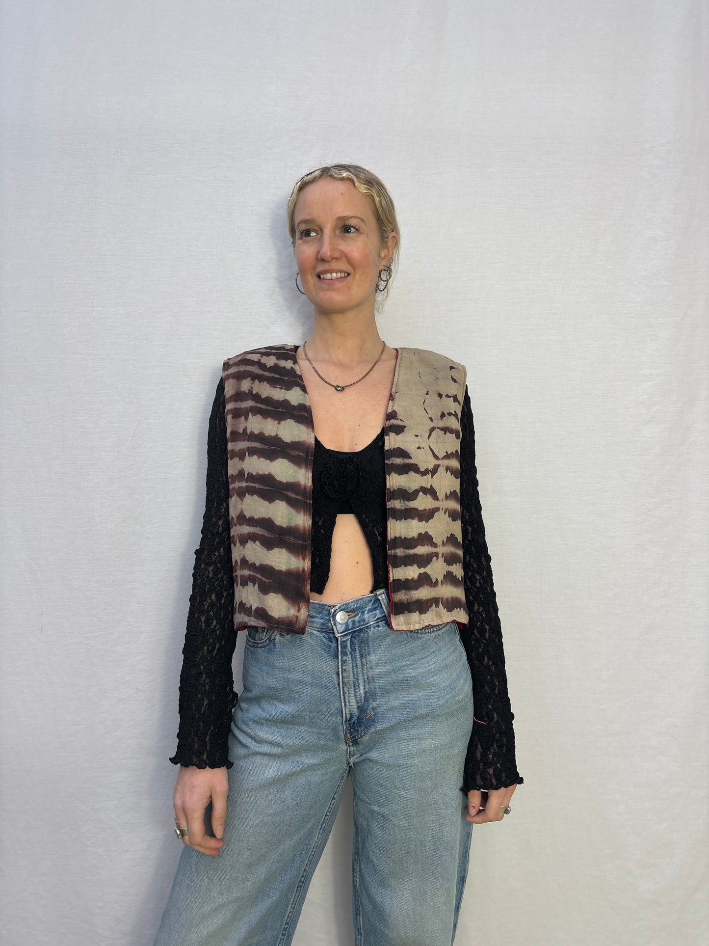 Silk Gilet | Spirals