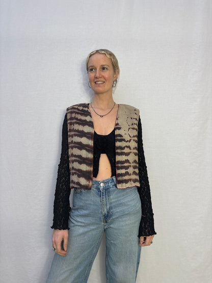 Silk Gilet | Spirals