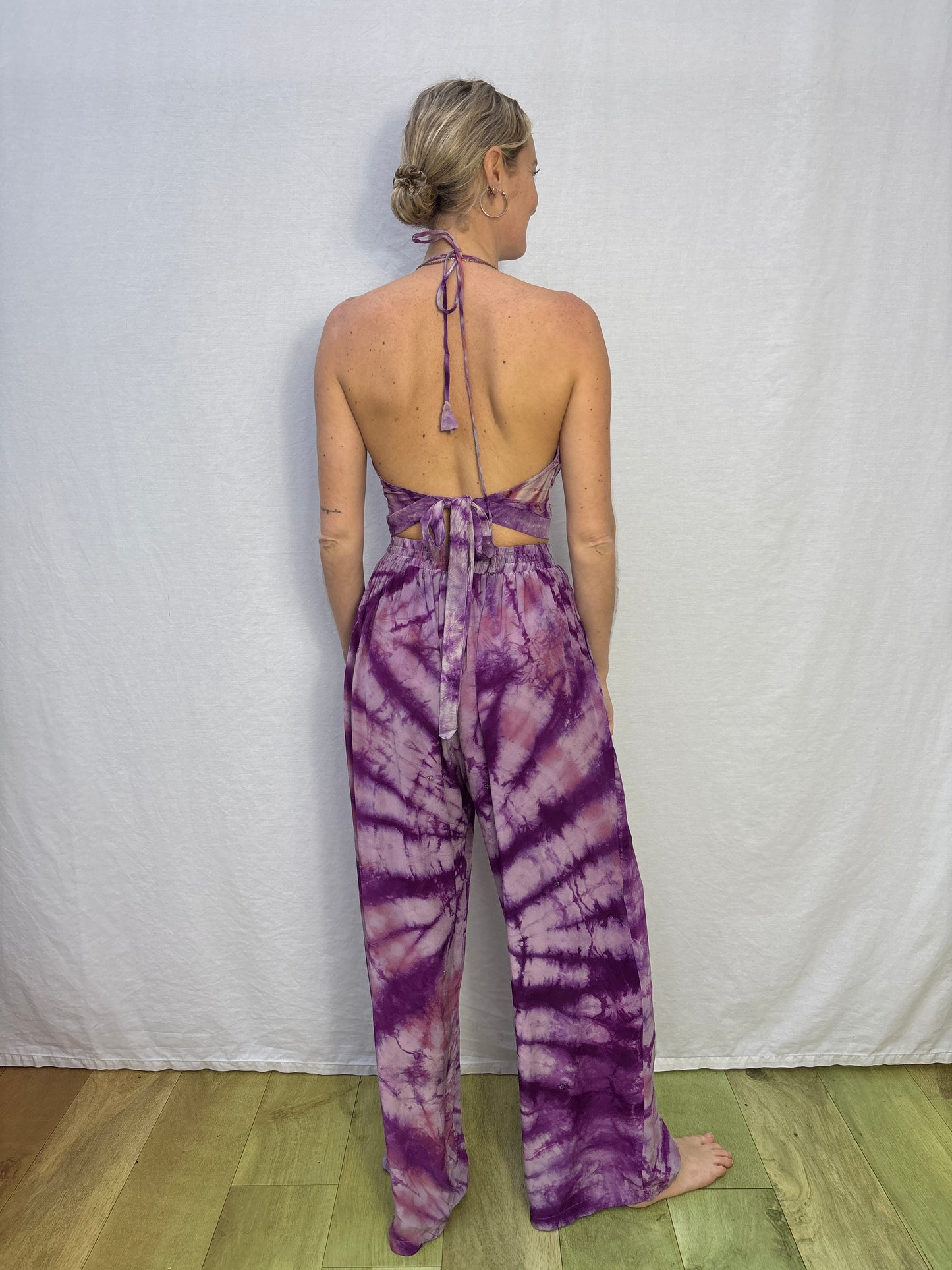 SILK TROUSERS | Long ~ Heather