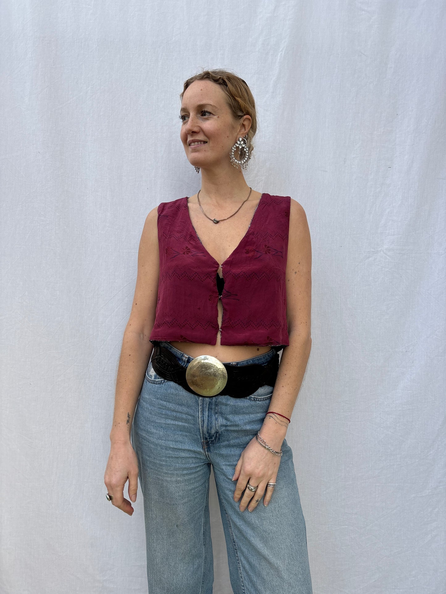 SILK WAISTCOAT | S/M ~ Read me