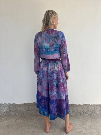 SILK SHRUG | Pansies