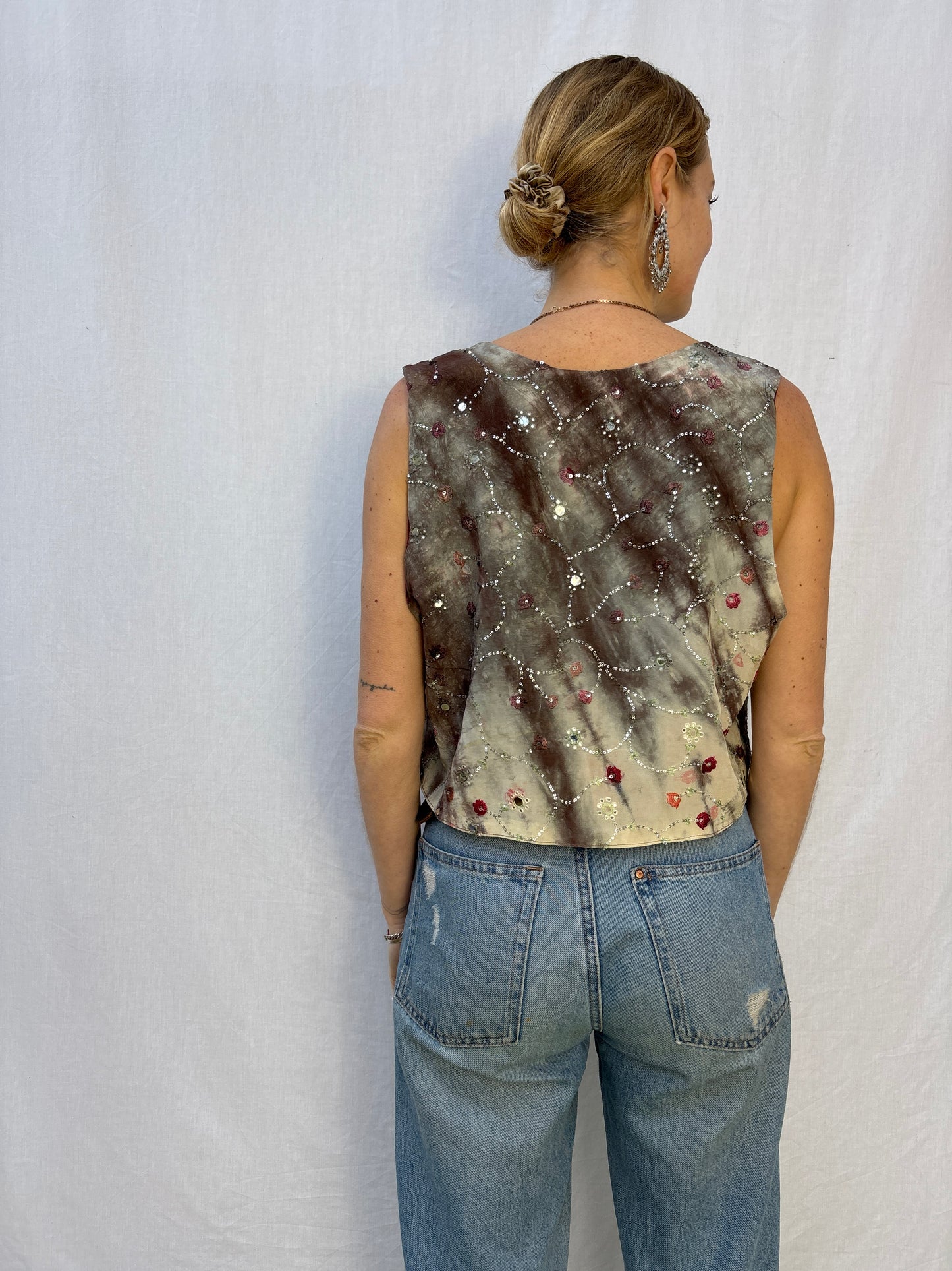 SILK WAISTCOAT | M/L ~ Attention