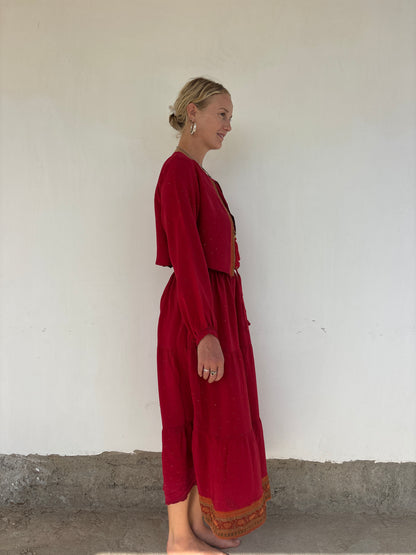 SILK SHRUG | Hibiscus