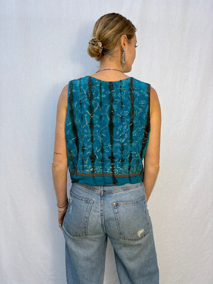 SILK WAISTCOAT | M/L ~ Romance