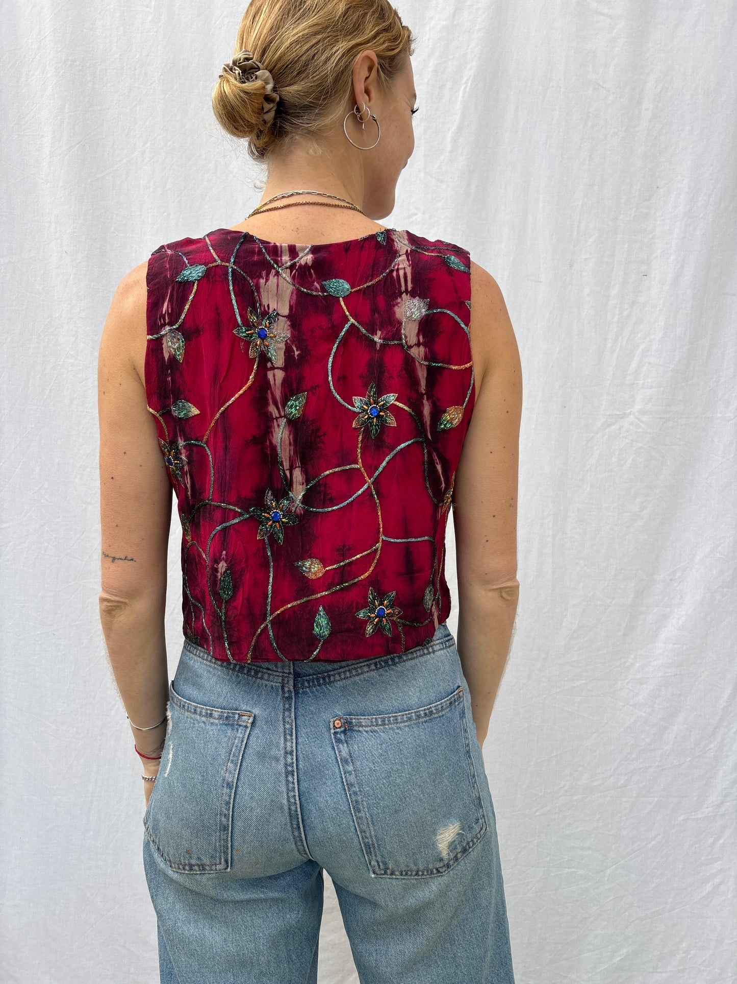 SILK WAISTCOAT | S/M ~ Read me