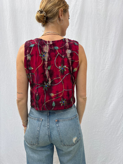 SILK WAISTCOAT | S/M ~ Read me