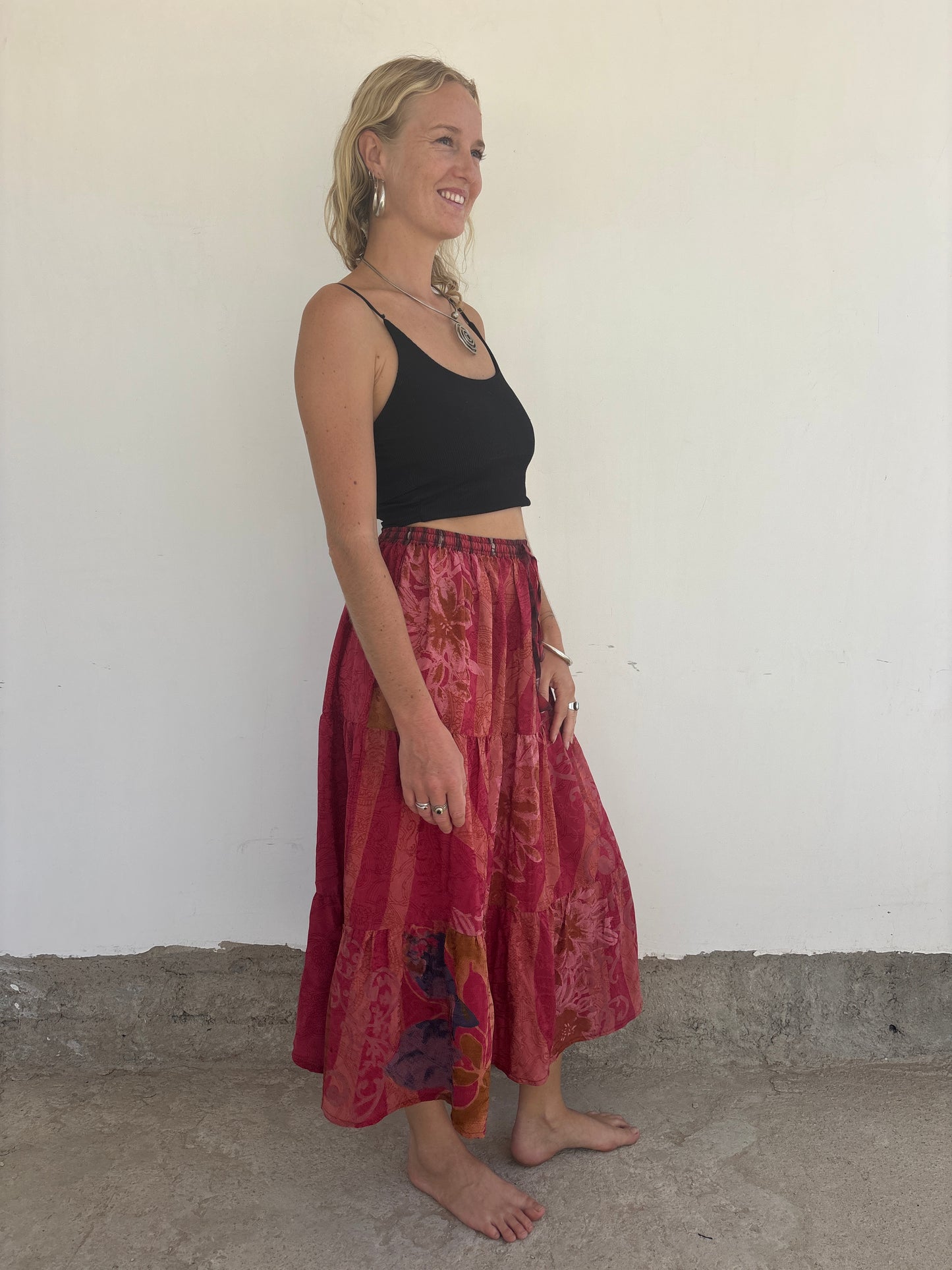 BOHO SKIRT | Strawberry