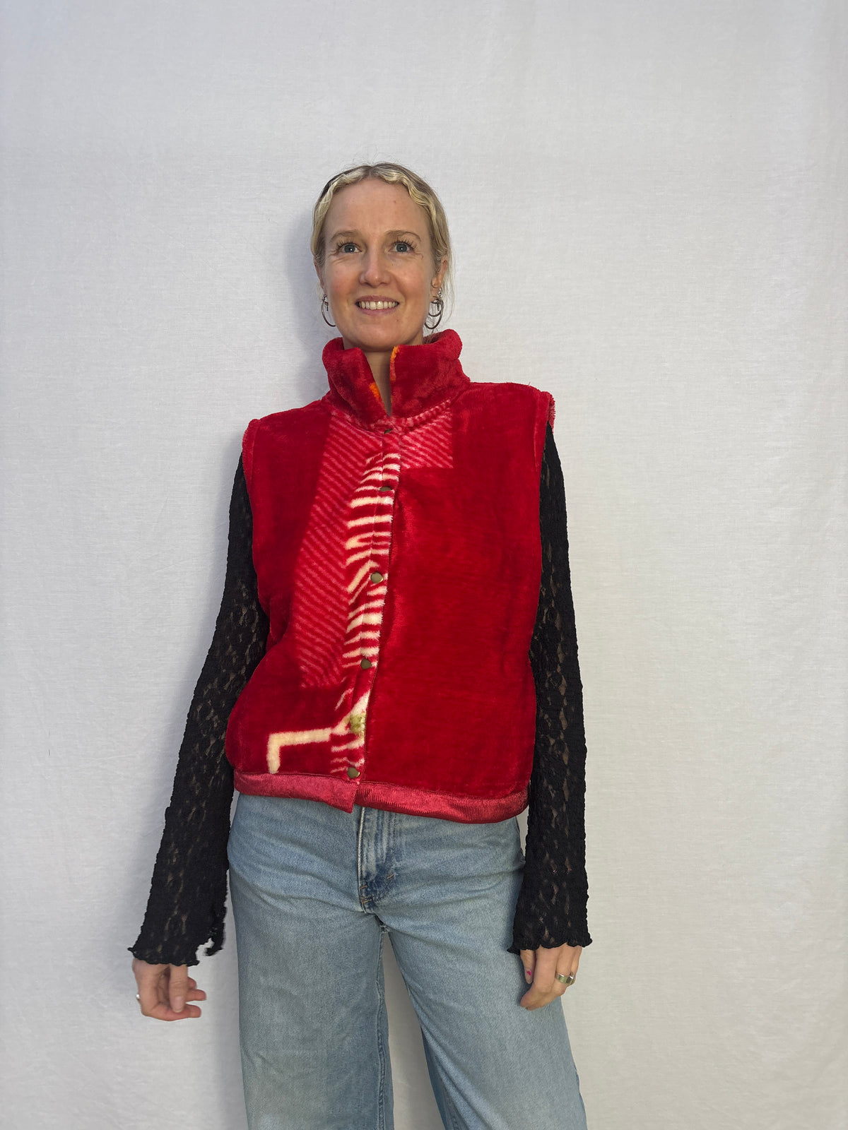 BLANKET GILET | Spice