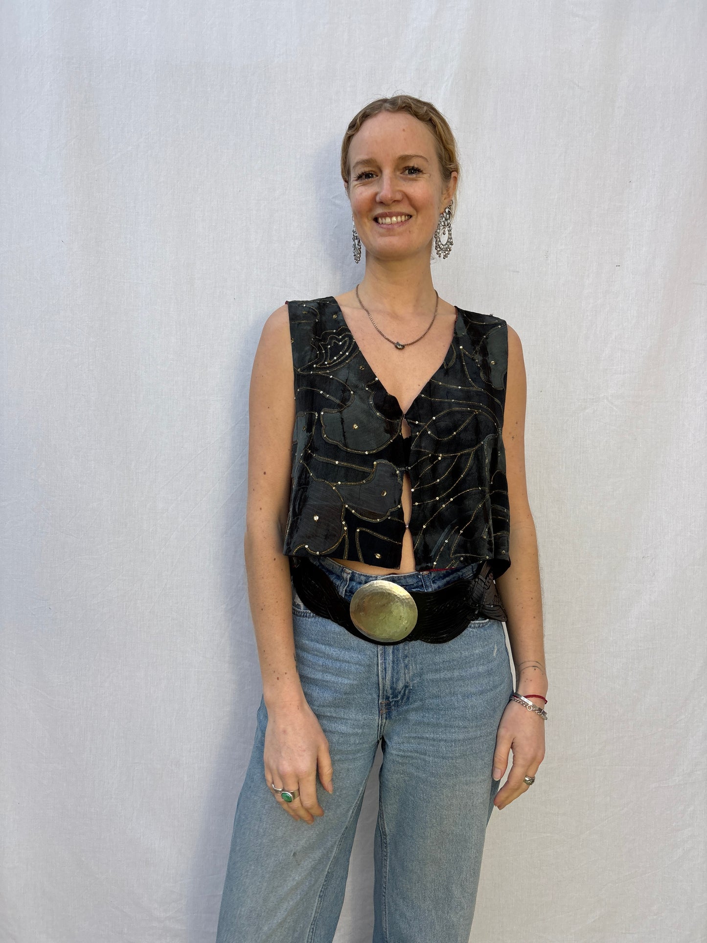 SILK WAISTCOAT | M/L ~ Devotion