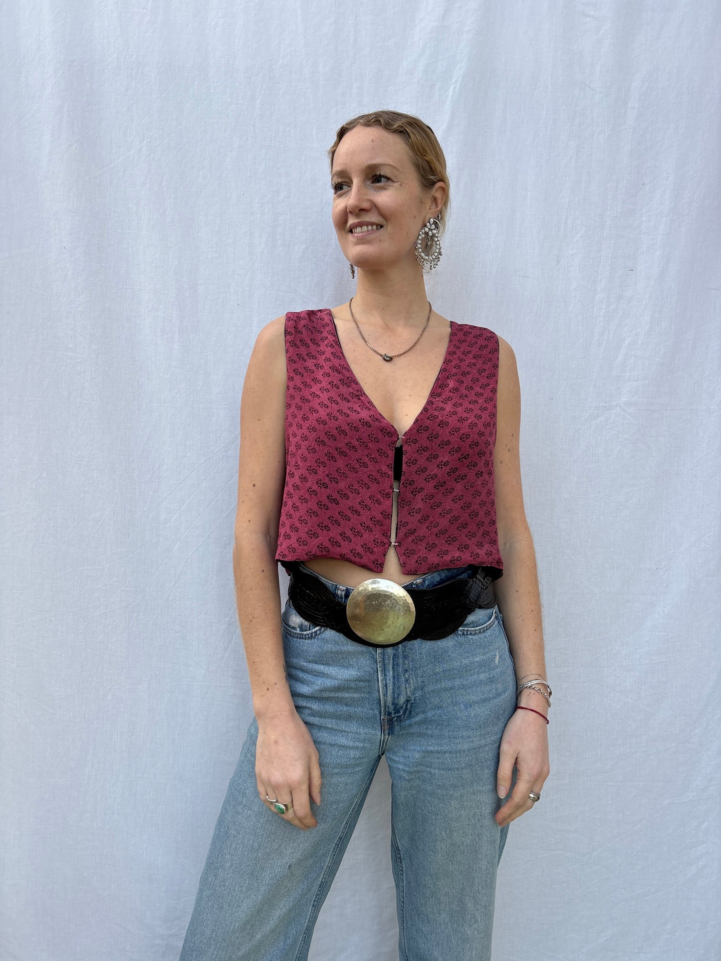 SILK WAISTCOAT | S/M ~ Read me