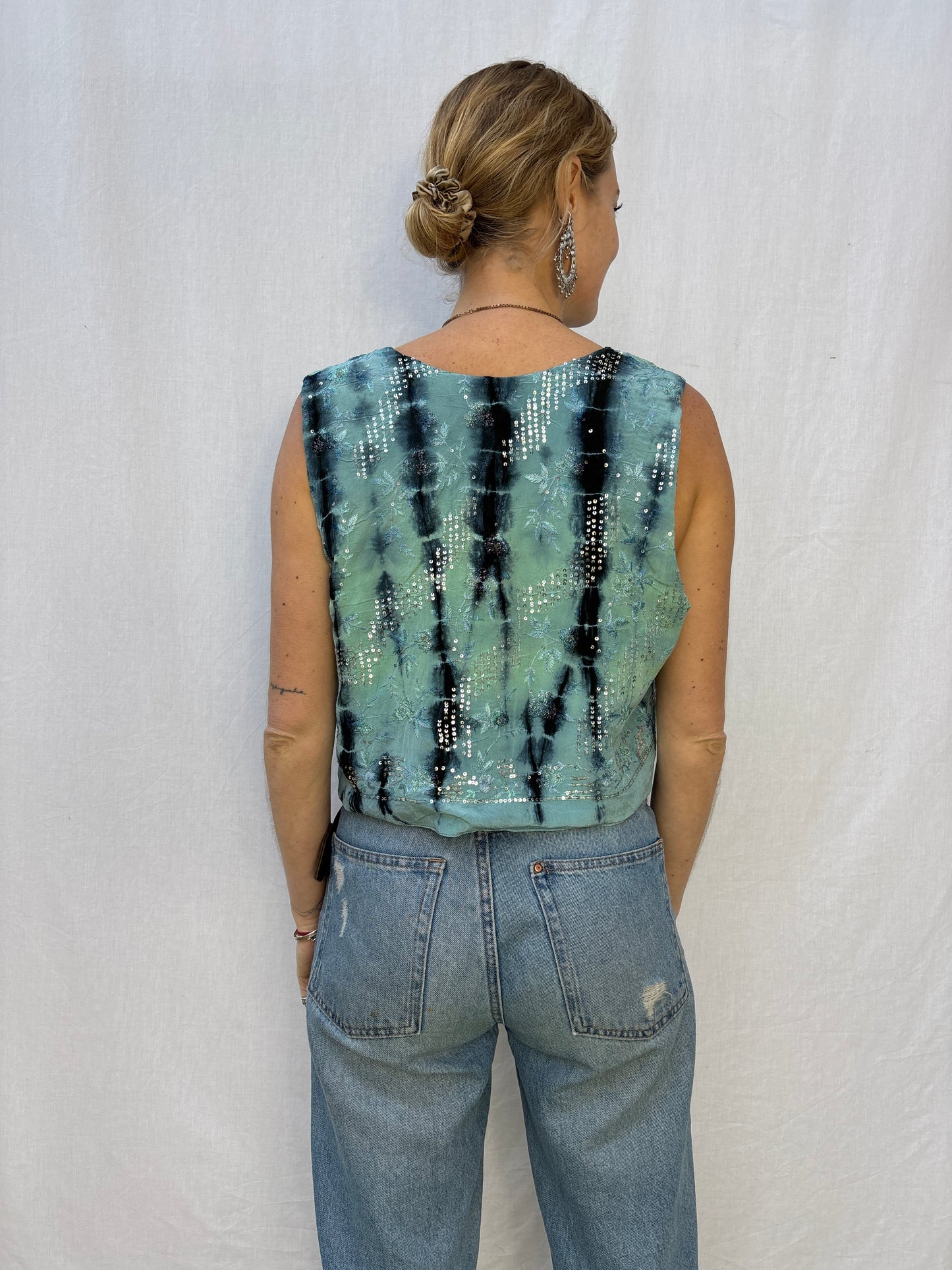 SILK WAISTCOAT | M/L ~ Dive in